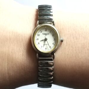 Dakota wristwatch silver tone ladies quartz watch
